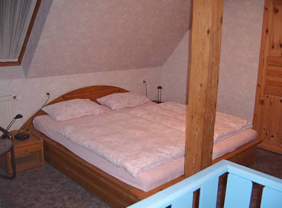 Doppelschlafzimmer in der Maisonette